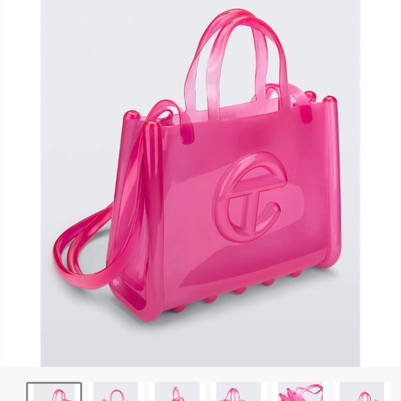 Telfar pink jelly bag and sandal set - Picture 1 of 3